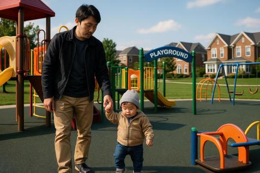 新天地での子育て環境の写真