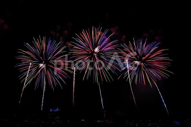 長岡まつり大花火大会 長岡まつり大花火大会,長岡市,新潟県の写真素材