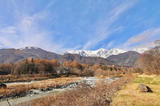 雪　山　白馬 冬景色,自然,ホワイトの写真素材