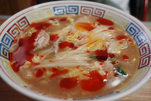 酸辣湯麺 酸辣湯麺 酸辣湯麺,酸辣麺,スーラータンメンの写真素材