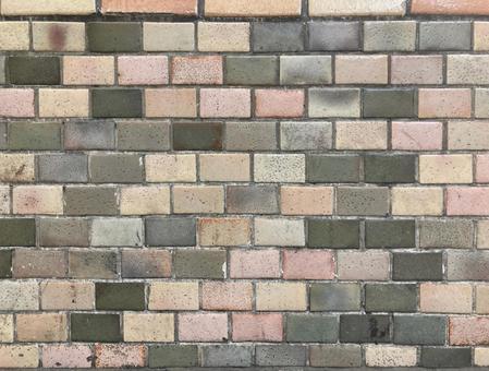 テクスチャ（カラフルなレンガ） テクスチャ,カラフル,煉瓦の写真素材