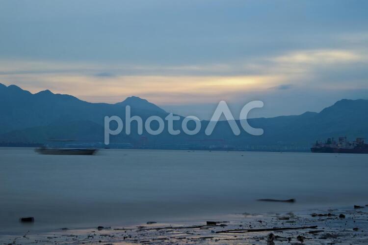 幻想的な海の風景31 風景,海,空の写真素材