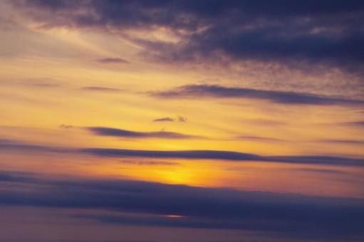 夕日 夕日の写真
