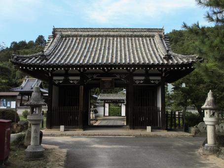 広島県-備後国分寺-仁王門の写真