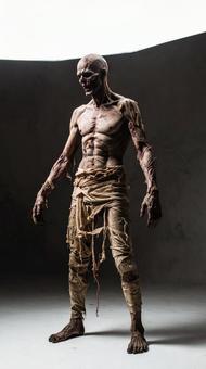 ホラー作品に使えるミイラのモンスターの写真