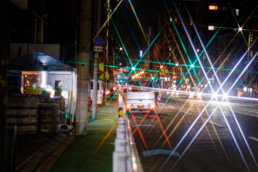 光芒のイメージ素材 光芒,夜,クリスマスの写真素材