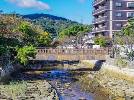 【山口県】下関市・長府の街並み 長府,街並み,下関の写真素材