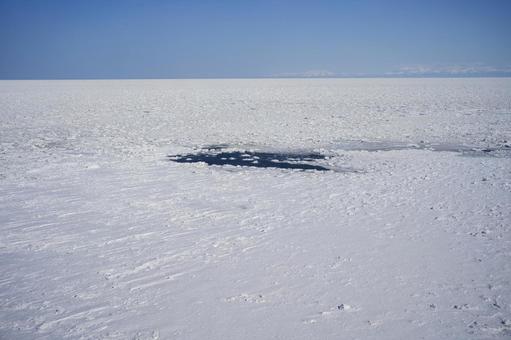 流氷 流氷,氷,冬の写真素材