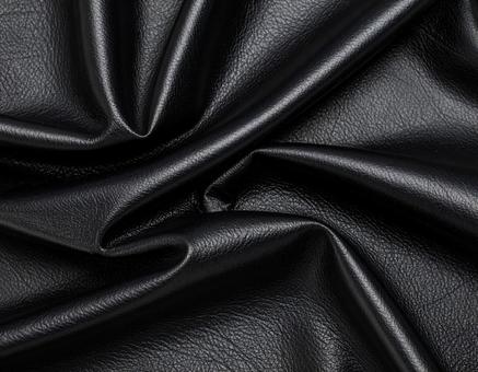 ブラックレザー布 ブラックレザー布の写真