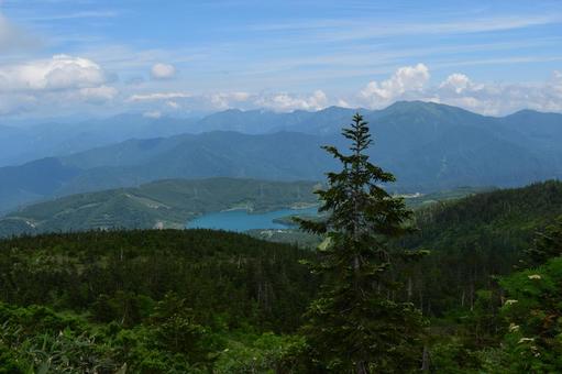 Photo, miao mountain, hundred mountains, dam, 