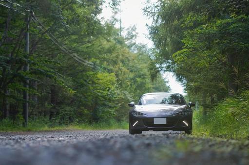 スポーツカー スポーツカー ロードスター,マツダ,車の写真素材