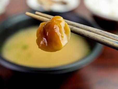 おみそ汁 きのこ汁 おみそ汁 きのこ汁の写真