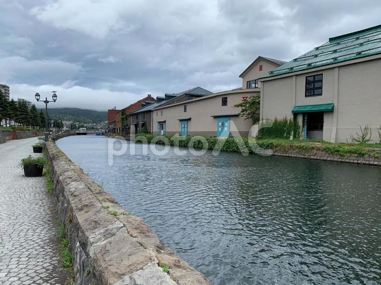 小樽運河Ⅱ 運河,小樽,北海道の写真素材