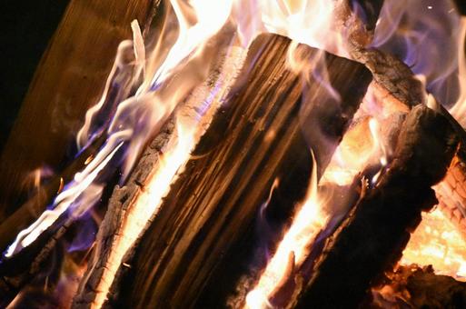 Photo, bonfire, fire, hokkaido, 