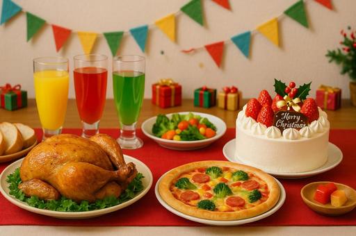 クリスマスパーティーの写真