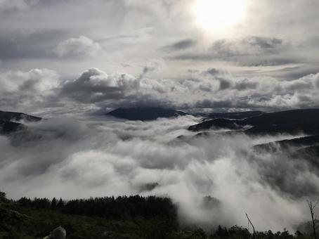 初日の出 初日の出 朝日,雲海,朝の写真素材