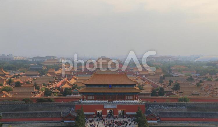 中国　北京の故宮　紫禁城　歴史的建造物 故宮,紫禁城,中国の写真素材