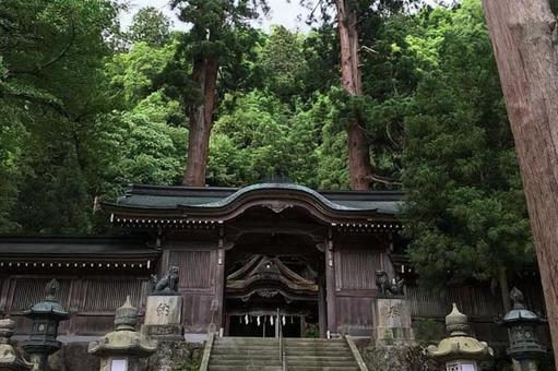 Photo, okada shrine, paper shrine, fukui-ken, 