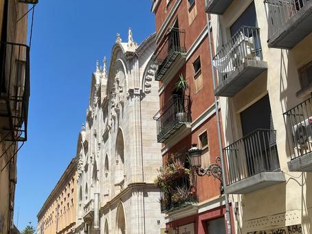 スペインの街並み スペイン,街並み,日常風景の写真素材