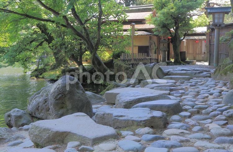 金沢市　日本三名園　兼六園　 兼六園,日本三名園,日本庭園の写真素材