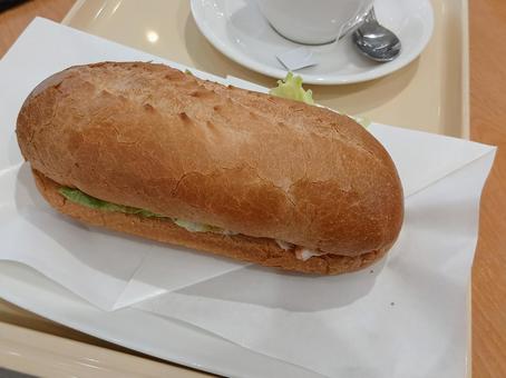 サンドイッチ【野菜とエビ】 サンドイッチ【野菜とエビ】の写真