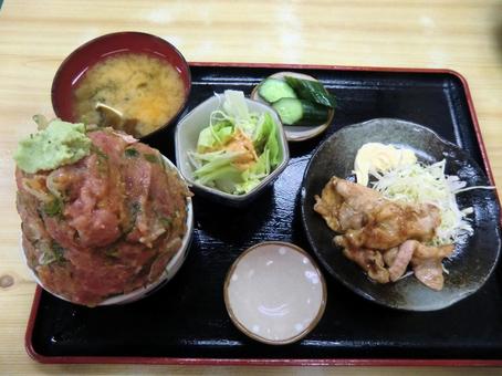 Negitoro rice bowl, JPG