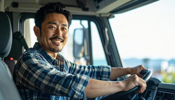トラックドライバー トラックドライバーの写真