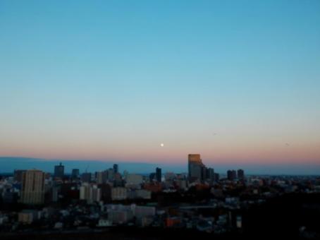 仙台 日が落ちる時の街並み 仙台 日が落ちる時の街並み 風景,街並み,仙台の写真素材