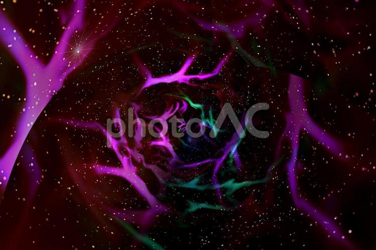 幻想的背景素材　宇宙の現象 背景画像,背景素材,壁紙の写真素材