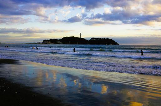 Sunset at Enoshima, JPG Sunset at Enoshima, JPG