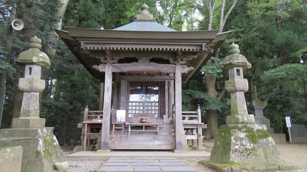 高館義経堂　義経堂 高館義経堂,源義経,武蔵坊弁慶の写真素材