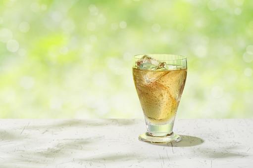 麦茶 麦茶 麦茶,お茶,氷の写真素材