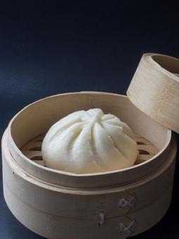 蒸籠に入った中華まんじゅう 肉まん,豚まん,中華まんの写真素材