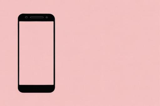 Transparent smartphone on pink background, JPG Transparent smartphone on pink background, JPG