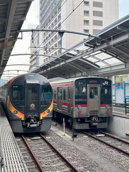 高松駅電車 高松駅電車 香川県,高松駅,電車の写真素材