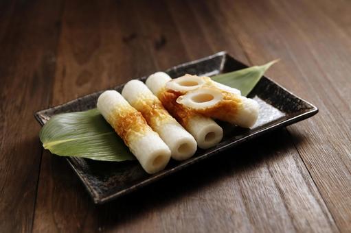 焼きちくわの盛り合わせ 焼きちくわの盛り合わせ 焼きちくわ,ちくわ,日本料理の写真素材