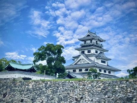 今治城の風景 今治城の風景の写真