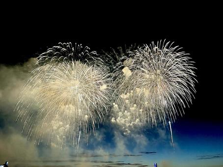 花火 花火 花火,夏,夜空の写真素材