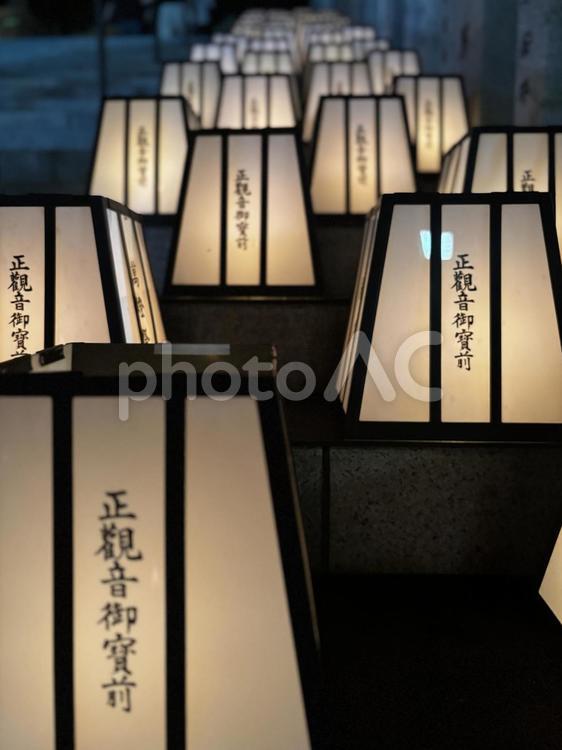 夏の灯り　万灯祭 法多山,万灯祭,夜の写真素材