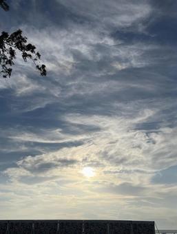 夕焼けと雲模様 夕焼けと雲模様の写真