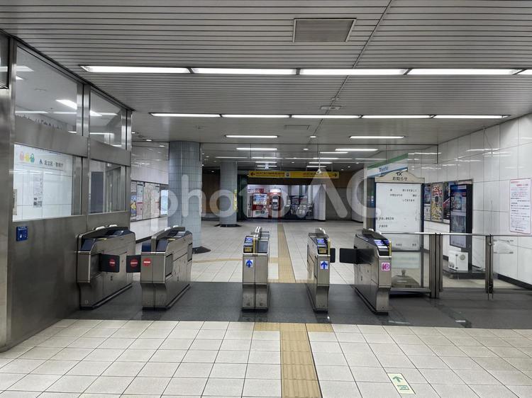 青井駅 改札口(内) 青井駅 改札口(内) 鉄道,電車,列車の写真素材