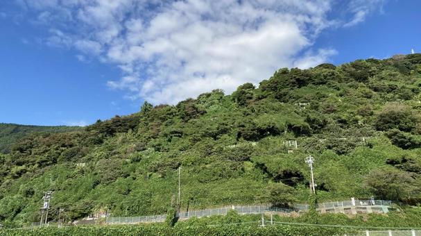 山と空 山と空 山,空,雲の写真素材