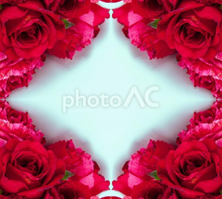 赤いバラの花飾りイメージ素材 花,赤,バラの写真素材