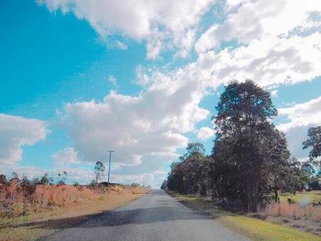 Summer empty, summer, blue sky, a date, JPG