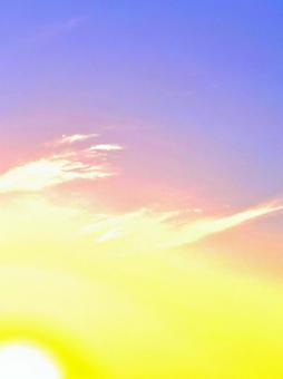 明るい夕焼けのテクスチャ 明るい夕焼けのテクスチャの写真