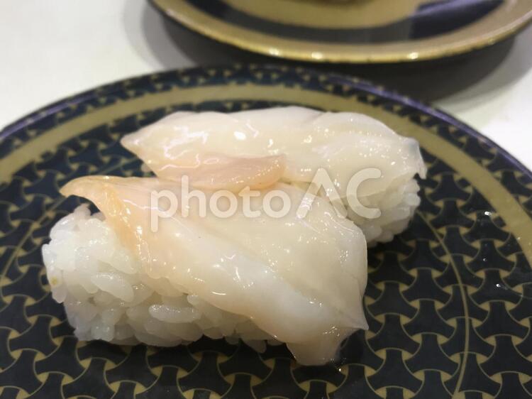 つぶ貝の握り寿司 米,フード,魚の写真素材
