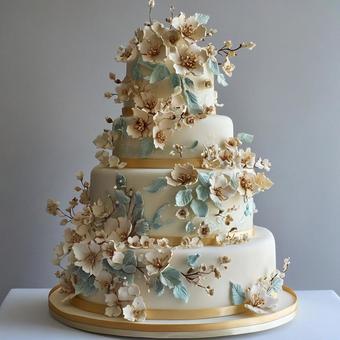 ウエディングケーキの写真