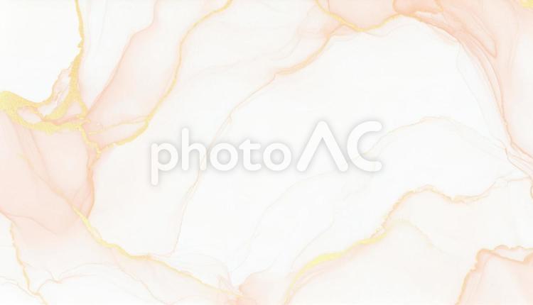 高級感のあるマーブル模様　クリーム色系 アート,アルコールインク,インクアートの写真素材