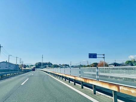 神奈川県伊勢原市内の小田原厚木道路2 小田原厚木道路,国道271号,国道の写真素材