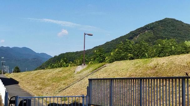 山の見える風景2 山の見える風景2の写真